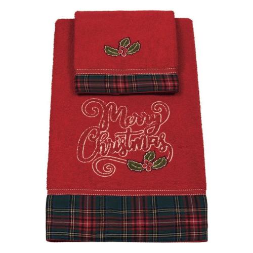 Vingi Set asciugamani Natale SCOZIA Spugna Assortito P5044