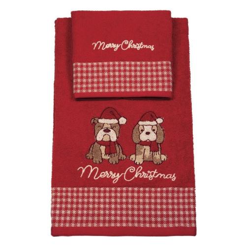 Vingi Set asciugamani Natale GAIA Spugna Assortito P5542