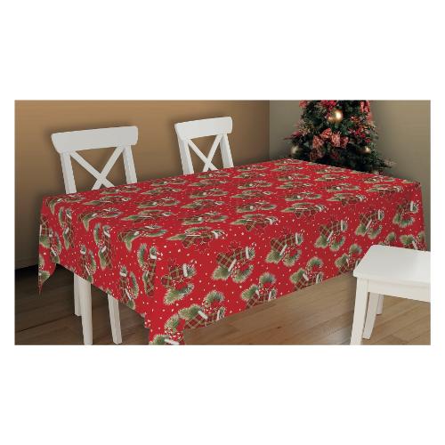 Vingi Tovaglia Natale ARMONY Guanto Red (360x140cm) P5524