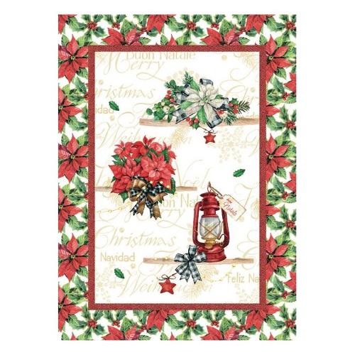 Vingi Strofinaccio Natale TIFFANY 02 Assortito P3103 (70x45cm)