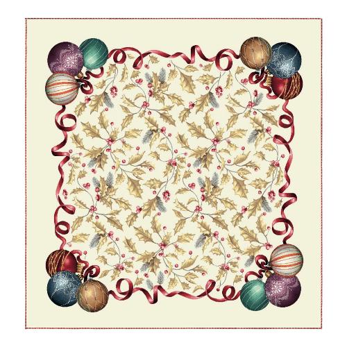 Vingi Tovaglia centro AGRIFOGLIO (100x100cm) P3146