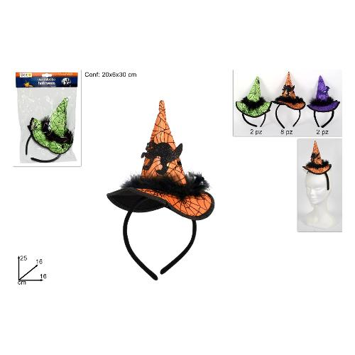 Due Esse Christmas Cerchietto Cappello HALLOWEEN Assortito XHW19000041