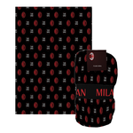 MILAN Plaid Rosso e Nero 9704 160 M001