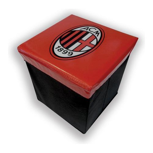 Hermet MILAN Pouf Rosso e Nero