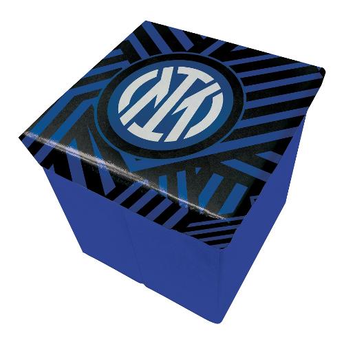 Hermet INTER Pouf Nero e Azzurro