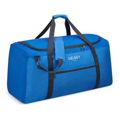 Delsey Borsa viaggio ripiegabile con tracolla (97,13Lt) NOMADE (79x37,5x39,5cm) Blu 00333540702
