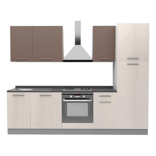 Forma 2000 GEMMA Dx Cucina Olmo tarvis e Seppia (270cm)