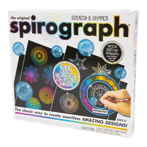 Grandi Giochi Scratch & Shimmer SPIROGRAPH CLG08000