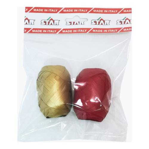 Star Nastro regalo CHRISTMAS Ovine Assortito 7mm x 10m 2 pz 21131