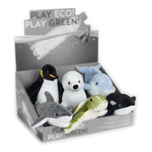 Lelly Peluche Animali marini (22cm) PLAY ECO PLAY GREEN Assortito 809980