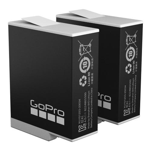 Gopro Batteria action cam per Gopro ENDURO Twin Pack Black e Grey ADBAT 211