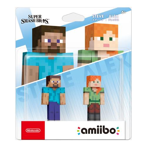 Nintendo AMIIBO Minecraft Steve e Alex 10008738