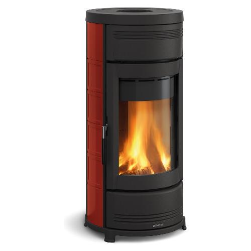 Nordica Stufa legna 7,3kW HELGA EVO Bordeaux 4 stelle 7117860