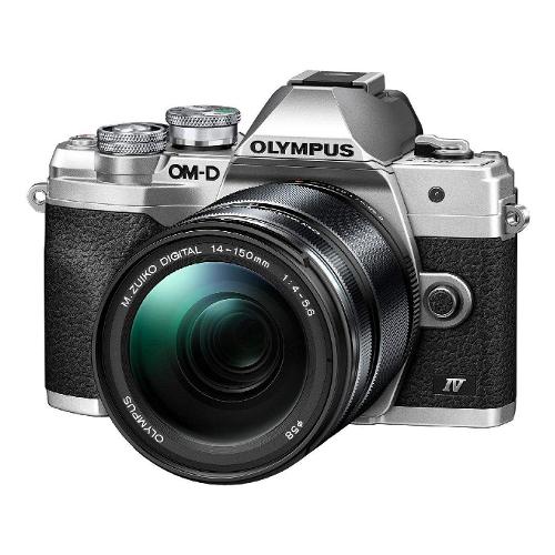 Olympus Fotocamera mirrorless 20,3Mpx Micro Four Thirds E M10 MARK IV Kit 14 150mm F 4.0 5.6 Ii Silver V207130SE040