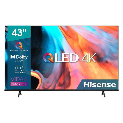 Hisense Tv 43" ( QLED ) Vidaa U E7 SERIES Smart Tv 4K Uhd Black 43E79HQ