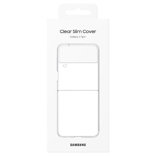 Samsung Cover Galaxy Z Flip 4 CLEAR SLIM COVER Trasparent EF QF721CTEGWW