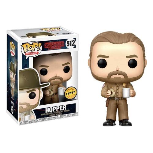 Funko POP TELEVISION Stranger Things Hopper with Donut 512 14425