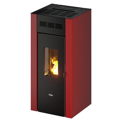 Pegaso Stufa pellet 8,5kW ELANE 9.0 Rosso 4 stelle Classe A+ 7022002