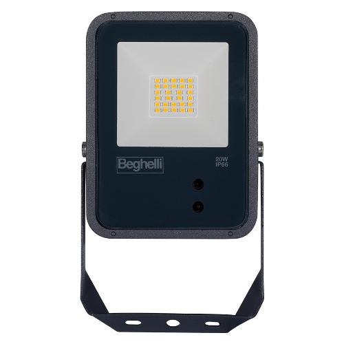 Beghelli Proiettore con sensore presenza FLOODLIGHT FL 50W Nero (15x18cm) 86170 1 luce - LED - Max 50W