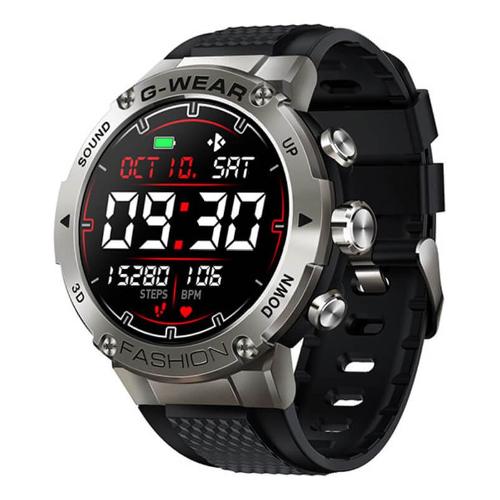 Smarty Smartwatch SPORT K28H Silver steel 45 mm SW036B