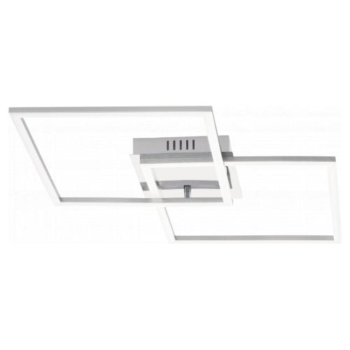 Eglo Plafoniera PALMAVES Alluminio spazzolato (66,5x6x41,5cm) 75538 1 luce - LED - Max 28W