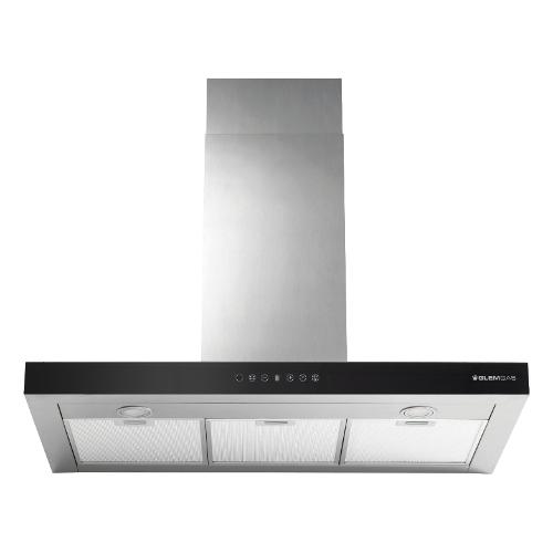 Glem Gas Cappa parete (90x48,6x104cm) Inox GHB990IXA