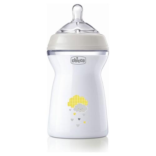 Chicco Biberon 6-12m (330ml) NATURAL FEELING Grigio 00081335300000