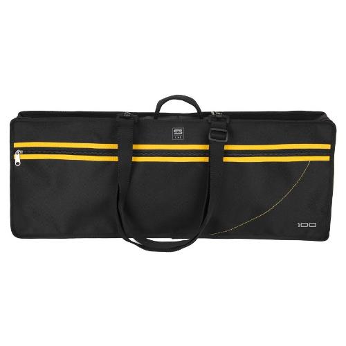Stefy Line Custodia tastiera SERIE 100 Black e Yellow KB100 46 (46x6x22cm)