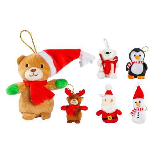 Globo Peluche Amici Natalizi (10cm) PELUX Assortito 83490