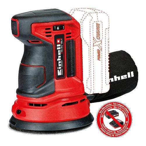 Einhell Levigatrice Roto orbitale Batteria 18V Non inclusa Te Rs 18 Li Solo PXC 4462010