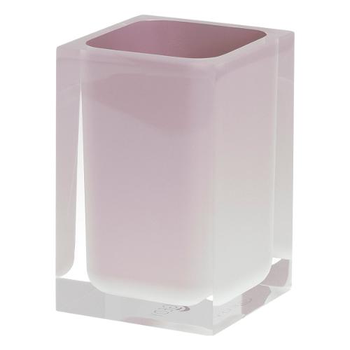 Gedy Bicchiere porta spazzolino RAINBOW Rosa (7,2x7,2x11 cm) RA98 10