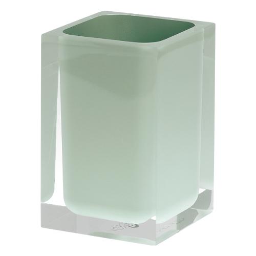 Bicchiere porta spazzolino RAINBOW Verde 7,2 x 7,2 x 11 cm RA98 07