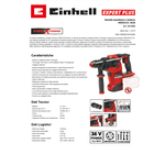 Einhell Martello perforatore a batteria Herocco 36/28 senza batteria