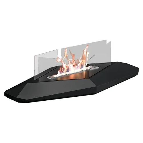 Tecno Air System Biocamino 1,5kW BOSTON Da Tavolo Black
