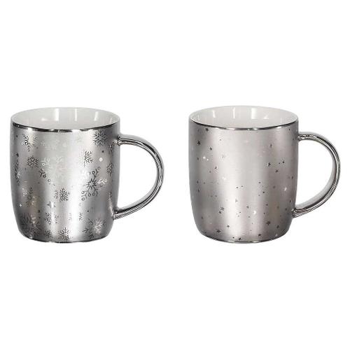 GMM Tazza Natalizia Mug, Tazza Mug a tema Natale, corredata di Busta  Natalizia con decoro Glitter, manici in cordoncino di stoffa Rosso e  adesivo chiudi pacco Natalizio. : : Casa e cucina