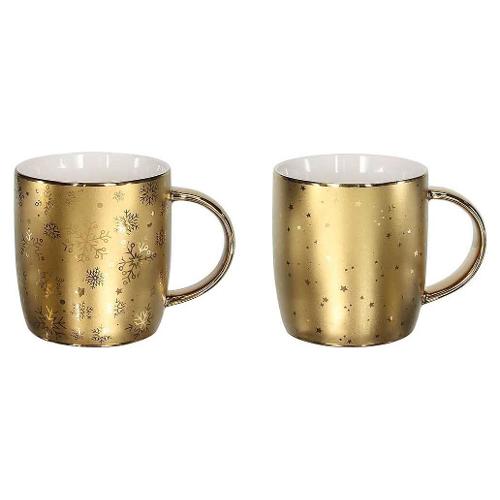 Tognana Tazza mug Porcellana (370ml) Bombato All Gold CHRISTMAS Assortito NT01487M106