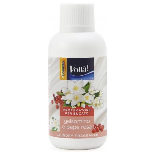 Cosatto Profumatore bucato Mano e Lavatrice 200 ml Gelsomino e Pepe Rosa VOILÁ VLPBBU08006