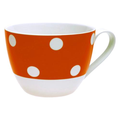 Livellara Tazza (12cm) da colazione FRESHNESS DOTS Arancio A0600252