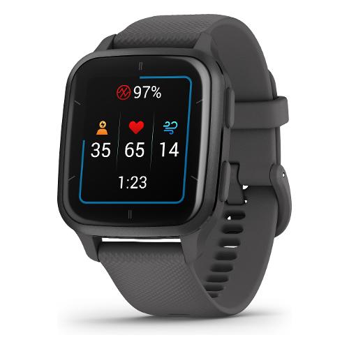 Garmin Smartwatch ( AMOLED ) VENU Sq 2 Shadow gray e Slate 40 mm 010 02701 10