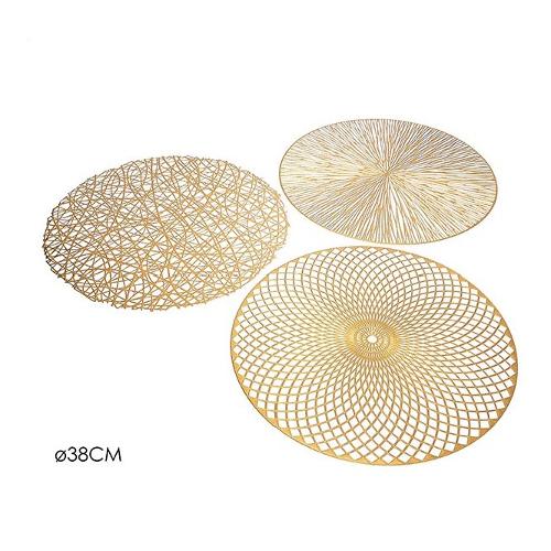 General Trade Sottopiatto natalizio (38 cm) Rete Oro assortito 645228