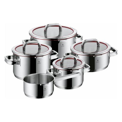 Wmf gourmet plus set di pentole induzione e gas in acciaio inox 18