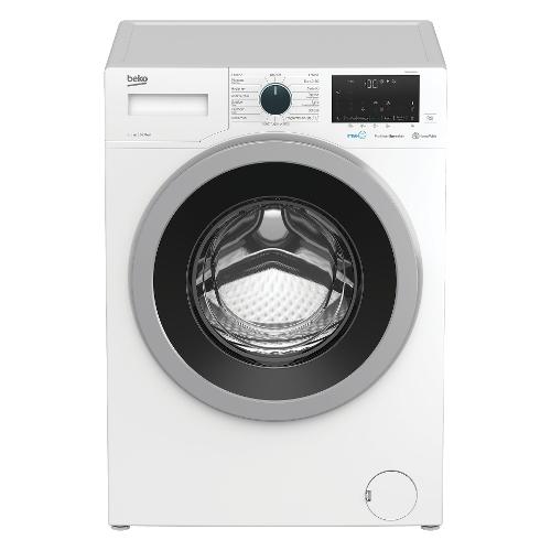 Beko Lavatrice 9 Kg STEAMCURE Wty91486Si It Bianco e Grigio classe A 1400giri/min (60x64x84cm)