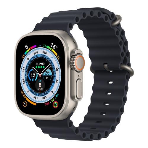 Apple Smartwatch WATCH ULTRA GPS + Cellular Midnight ocean 49 mm MQFK3TY A