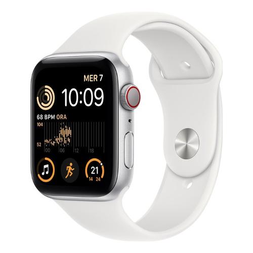 Apple Smartwatch WATCH SE 2ND Alluminio GPS + Cellular Silver 44 mm MNQ23TY A