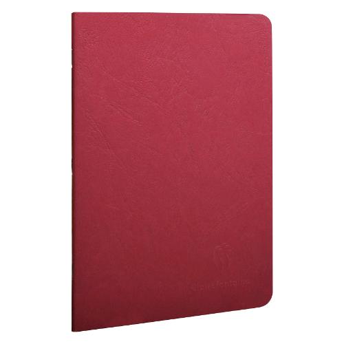 Clairefontaine Quaderno 1RC (1 rigo con margine) A5 rosso 733162C