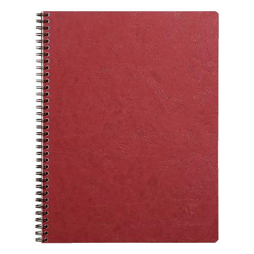 Quaderno con spirale quadretti 5,0 mm A4 rosso 782522C