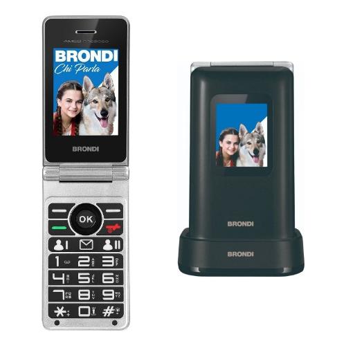 Brondi Cellulare 2G Gprs AMICO Prezioso Black metal