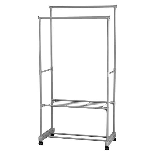 Stender Appendiabiti 77x39x143 cm in Metallo Handy Grigio