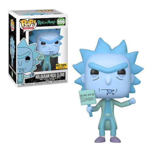 Funko POP ANIMATION Rick & Morty Hologram Rick Le 666 44254