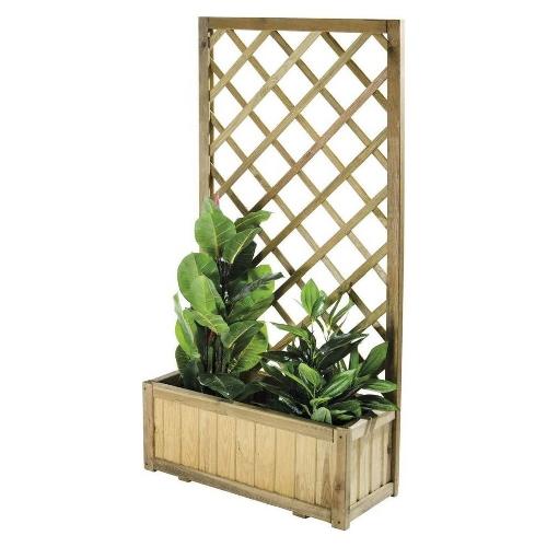 Verdelook Fioriera con grigliato Impregnato (75x30x140 cm) 628 20